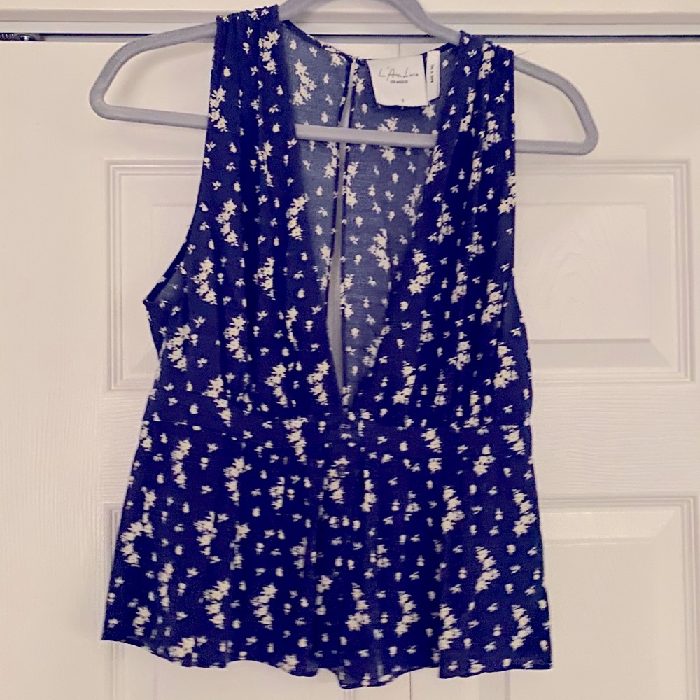 L’Academie Ditsy Floral Tank Top